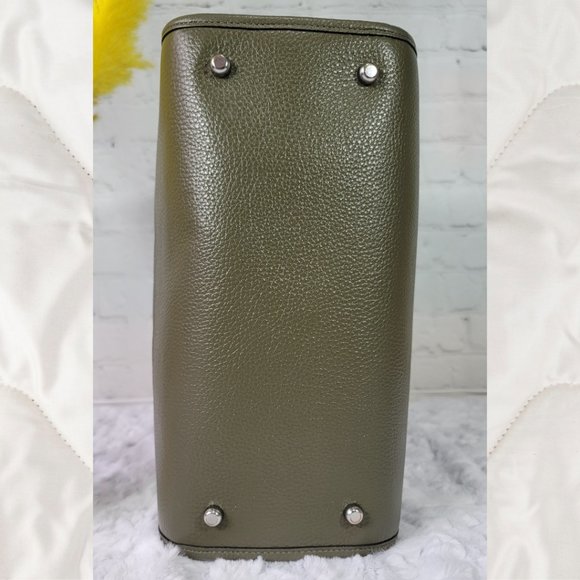 Coach Dempsey Olive Green Pebble Leather Tote - PRICE FIRM - Picture 5 of 12